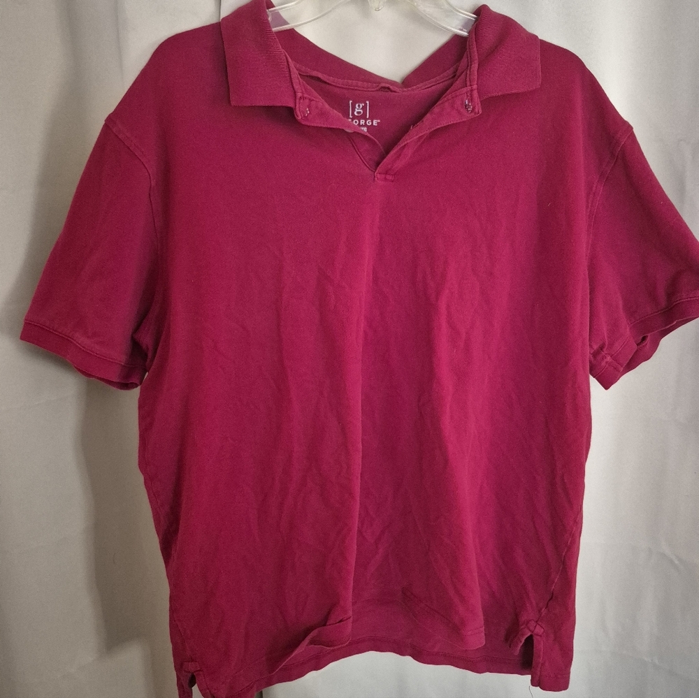 George Fuchsia Polo Shirt